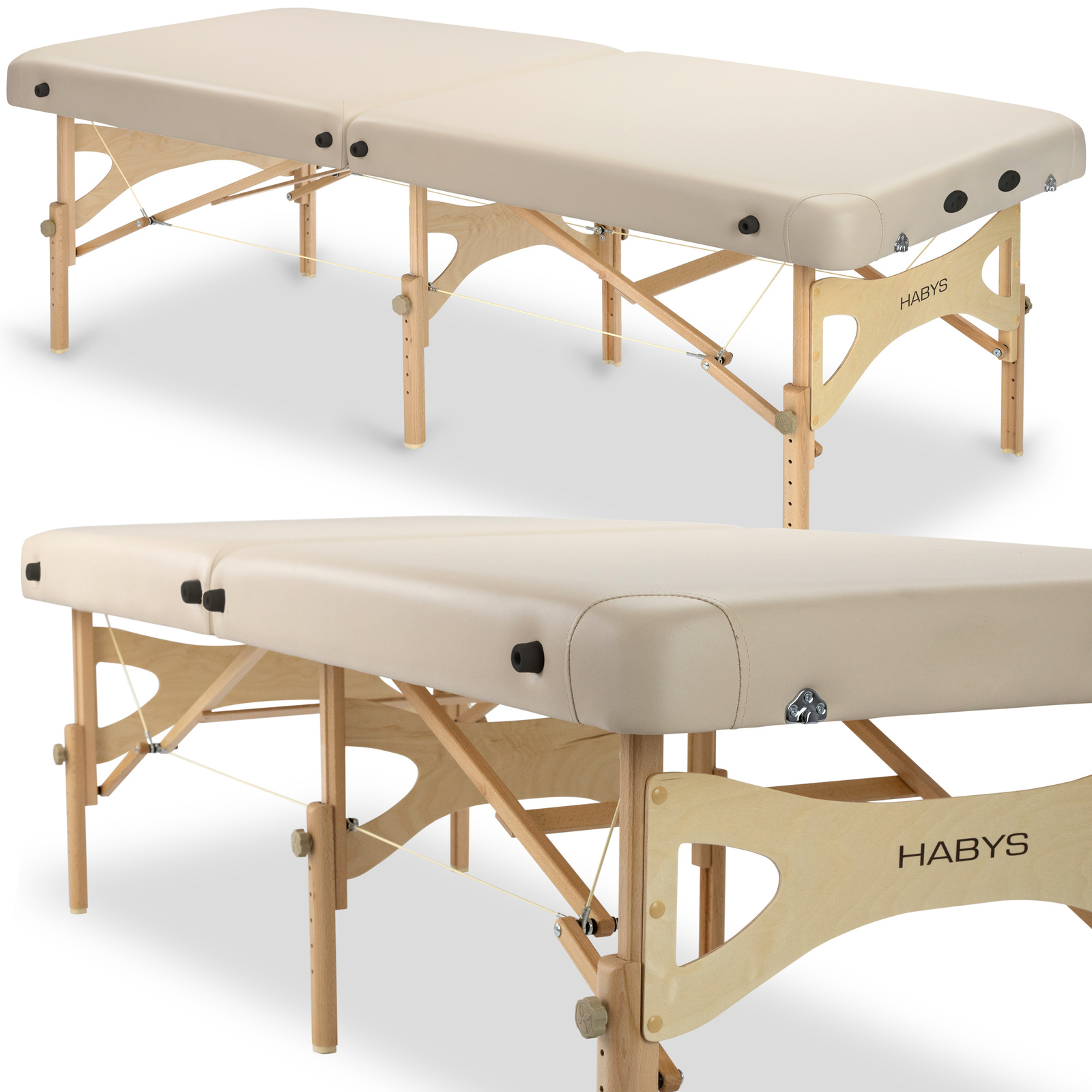 Habys Feldenkrais-Liege 3 Beinpaare beige Habys Feldenkrais-Liege 3 Beinpaare beige