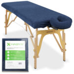 Habys Frottee-Set 60/165 cm marineblau