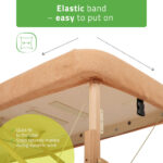 Habys Frottee-Spannbetttuch 60-65/180-185 cm beige