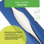 Habys Halbrolle 60x18x12 cm blau Aveno Life