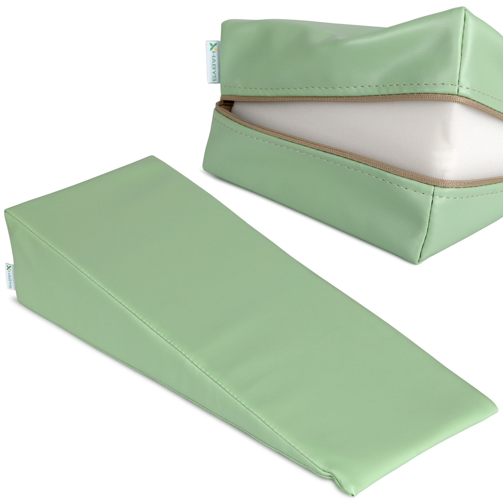 Habys Keilkissen 54x22x12 cm grün Habys Keilkissen 54x22x12 cm grün