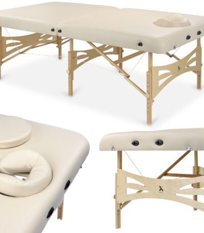 Habys klappbare Massageliege 102 cm beige Integral