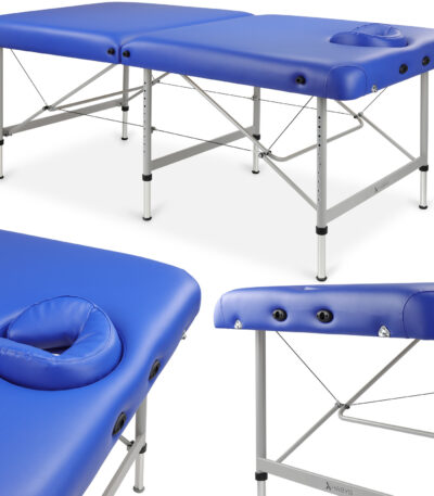 Habys klappbare Massageliege 102 cm marineblau Structural