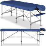 Habys klappbare Massageliege 60 cm Alu marineblau Medmal