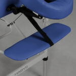 Habys klappbare Massageliege 60 cm Alu marineblau Medmal