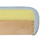Habys klappbare Massageliege 60 cm Alu marineblau Medmal