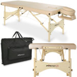 Habys klappbare Massageliege 60 cm beige Aveno Life eSpirit