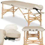 Habys klappbare Massageliege 60 cm beige Panda