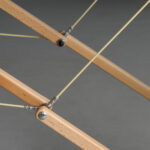 Habys klappbare Massageliege 60 cm beige Panda