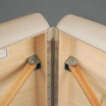 Habys klappbare Massageliege 60 cm beige Panda