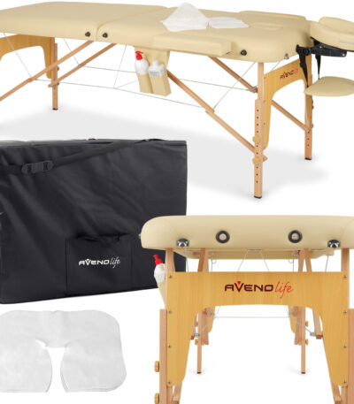 Habys klappbare Massageliege 60 cm beige Sofia Light