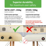 Habys klappbare Massageliege 60 cm beige Sofia Light