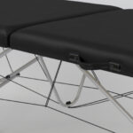 Habys klappbare Massageliege 60 cm leicht schwarz Aero Stabila