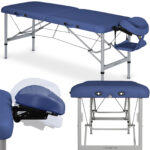 Habys klappbare Massageliege 60 cm marineblau Aero