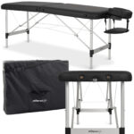 Habys klappbare Massageliege 60 cm schwarz Nina