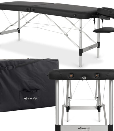 Habys klappbare Massageliege 60 cm schwarz Nina