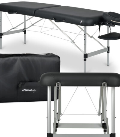 Habys klappbare Massageliege 65 cm schwarz Estetic Dark