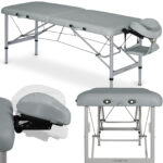 Habys klappbare Massageliege 70 cm Aluminium grau Aero