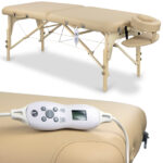 Habys klappbare Massageliege 70 cm beheizt beige Therma Top