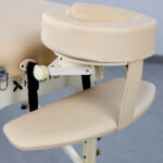 Habys klappbare Massageliege 70 cm beheizt beige Therma Top