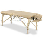 Habys klappbare Massageliege 70 cm beheizt beige Therma Top