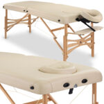 Habys klappbare Massageliege 70 cm Gesichtsaussparung beige Panda