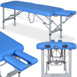 Habys klappbare Massageliege Aluminium blau Chiro Ultralux 19