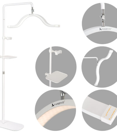 Habys Kosmetiklampe geschwungenes Design 320 LED weiß Vena Light