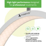 Habys Kosmetiklampe geschwungenes Design 320 LED weiß Vena Light