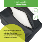 Habys Lagerungskeil 20x15x10 cm schwarz Aveno Life