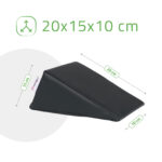 Habys Lagerungskeil 20x15x10 cm schwarz Aveno Life