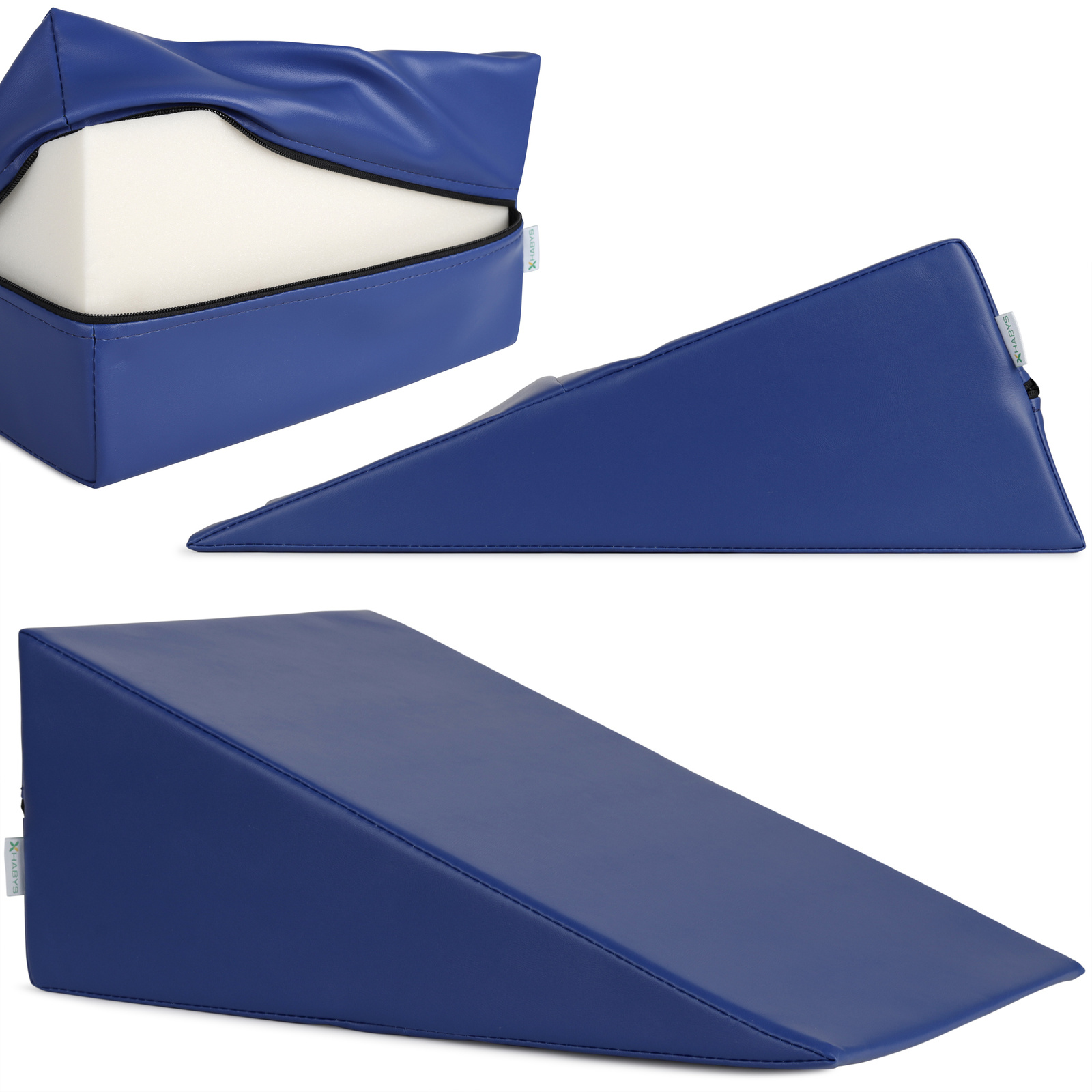 Habys Lagerungskeil 50x35x20 cm dunkelblau Habys Lagerungskeil 50x35x20 cm dunkelblau