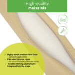 Habys Lagerungsrolle 12x60 cm beige