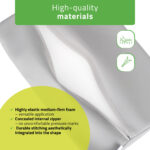 Habys Lagerungsrolle 40x25x5 cm grau
