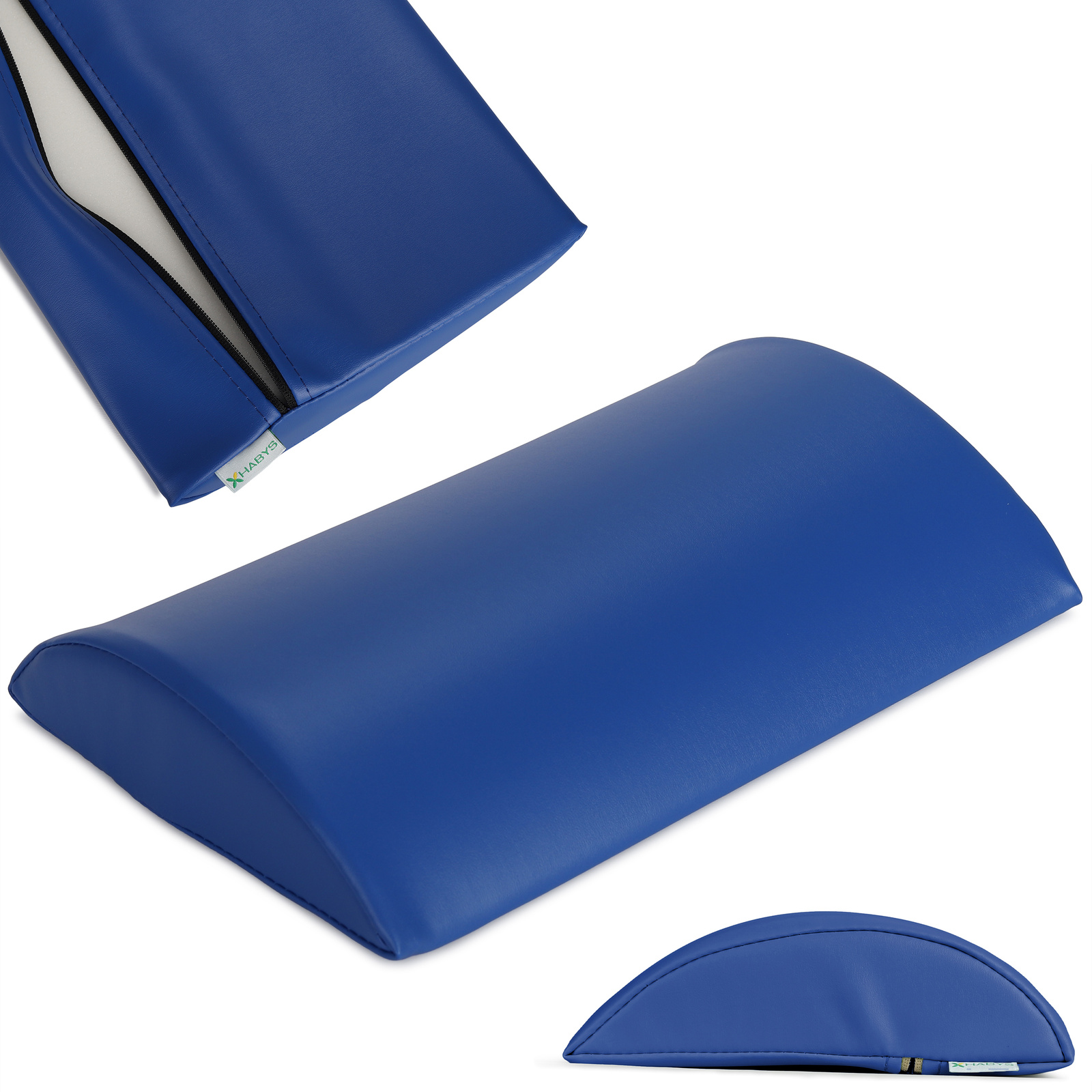 Habys Lagerungsrolle 40x25x7 cm hart marineblau Lumbaal Habys Lagerungsrolle 40x25x7 cm hart marineblau Lumbaal