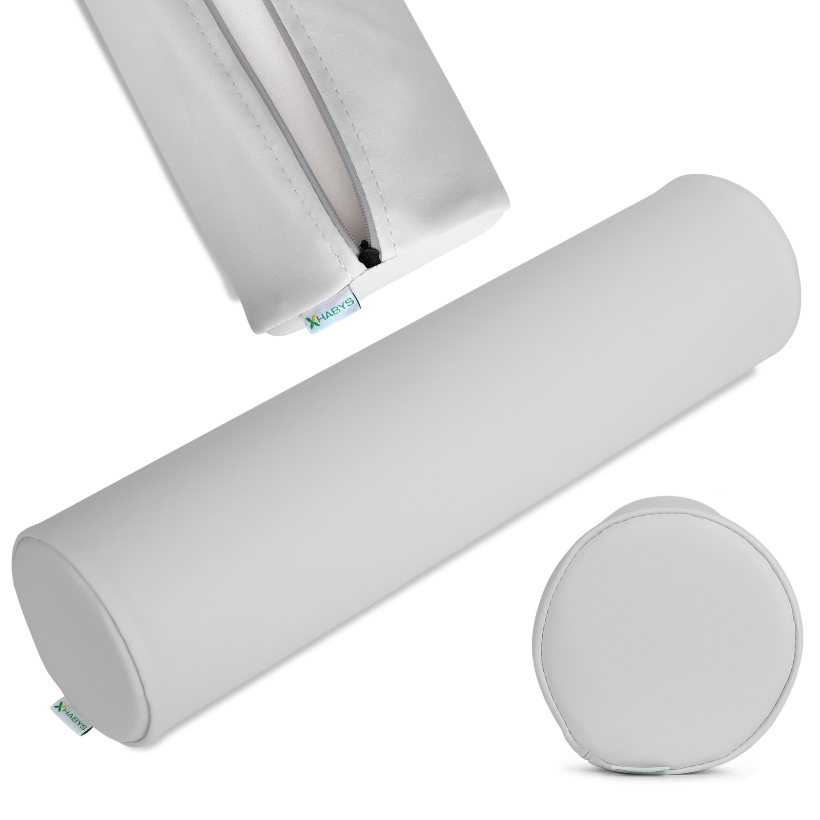 Habys Lagerungsrolle halbrund 15x60 grau Habys Lagerungsrolle halbrund 15x60 grau