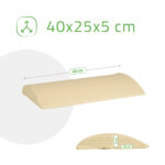 Habys Lagerungsrolle halbrund 40x25x5 beige Aveno Life