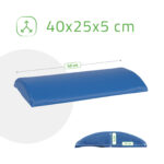 Habys Lagerungsrolle halbrund 40x25x5 blau Aveno Life