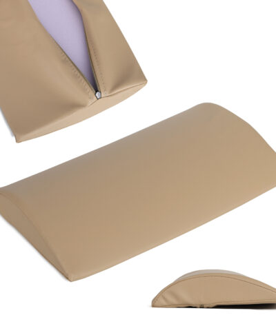 Habys Lagerungsrolle halbrund 40x25x5 cm beige Moco