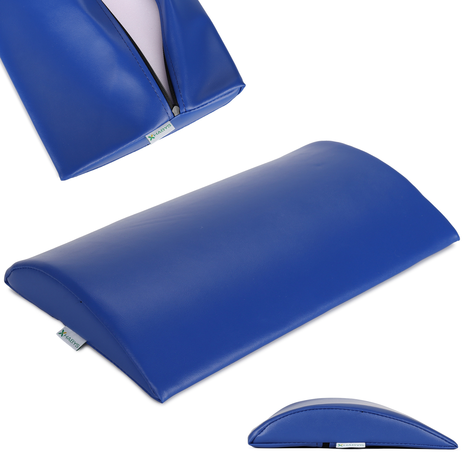 Habys Lagerungsrolle halbrund 40x25x5 cm dunkelblau Habys Lagerungsrolle halbrund 40x25x5 cm dunkelblau