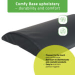 Habys Lagerungsrolle halbrund 40x25x5 schwarz Aveno Life
