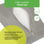 Habys Massagekeil 20 cm grau