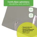Habys Massagekeil 20 cm grau