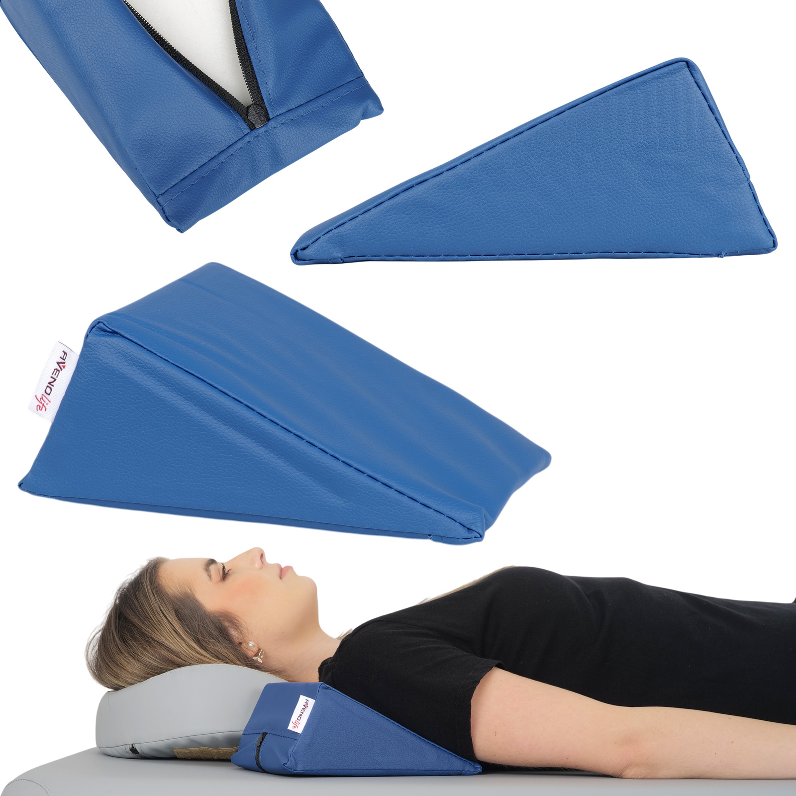Habys Massagekeil 20x15x10 cm blau Aveno Life Habys Massagekeil 20x15x10 cm blau Aveno Life