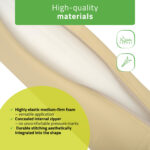 Habys Massagerolle rund 60 cm beige Aveno Life