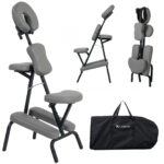 Habys Massagesessel ergonomisch tragbar grau Flexo