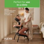 Habys Massagesessel ergonomisch tragbar schwarz Flexo