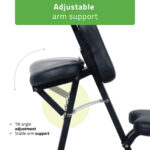 Habys Massagesessel ergonomisch tragbar schwarz Flexo