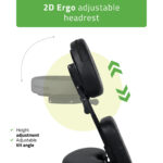 Habys Massagesessel ergonomisch tragbar schwarz Flexo