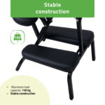 Habys Massagesessel ergonomisch tragbar schwarz Flexo